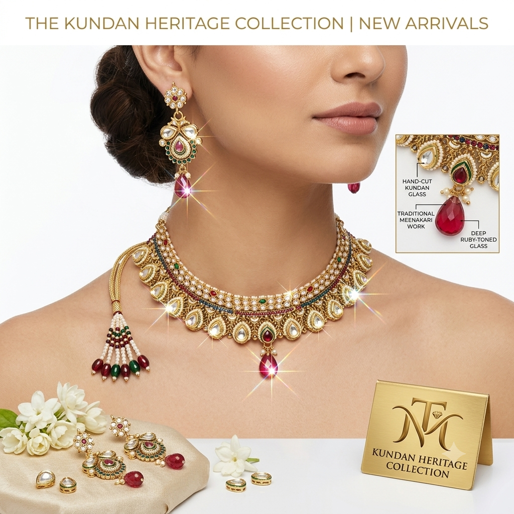 Kundan Heritage Collection Choker and Earring Set