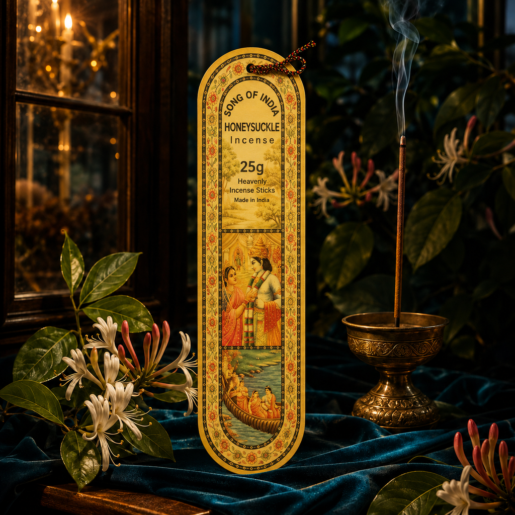 Honeysuckle Incense Sticks 25g, 25 Sticks – Sweet Floral Fragrance