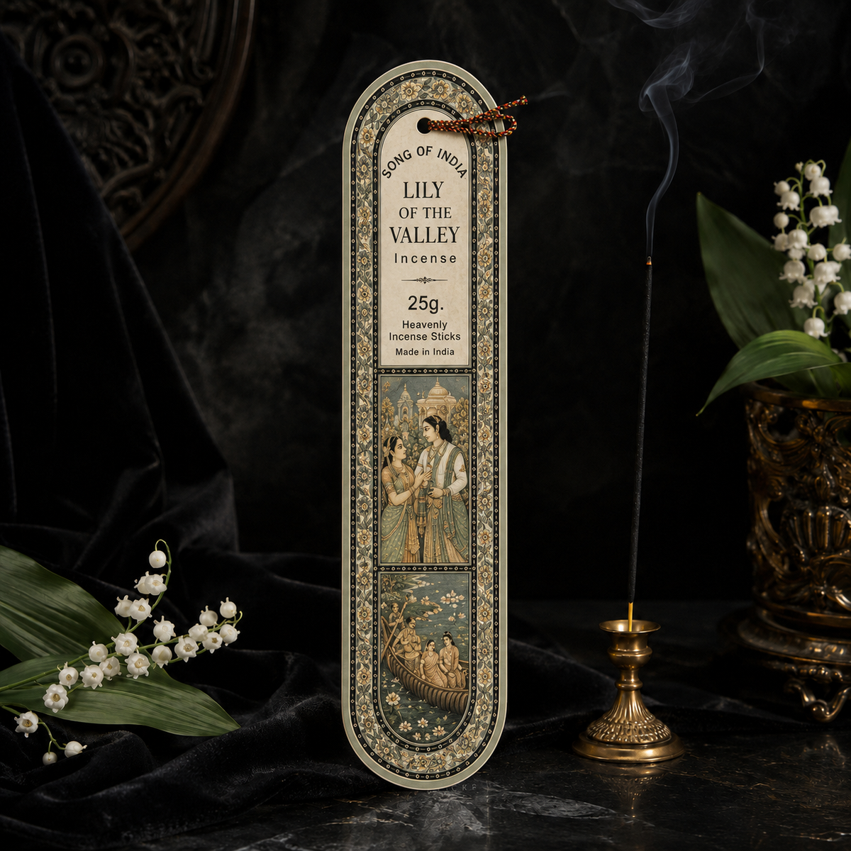 Lily of the Valley Incense Sticks 25g, 25 Sticks – Fresh Floral Fragrance