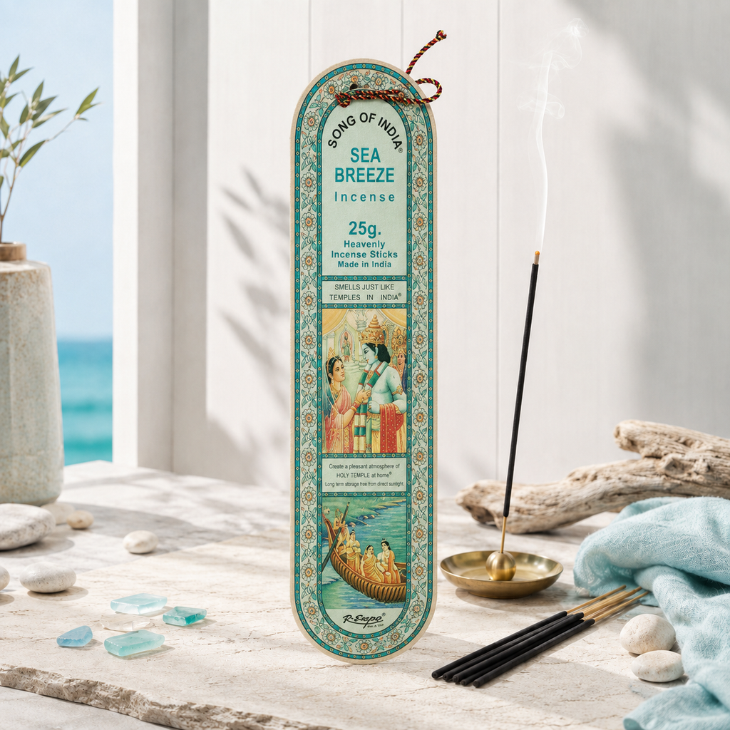 Sea Breeze Incense Sticks 25g, 25 Sticks – Fresh Aquatic Fragrance