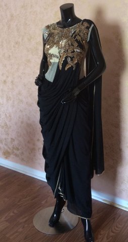 Saree Gowns : Fusion of Indian and Western Wear