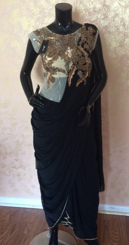 Saree Gowns : Fusion of Indian and Western Wear