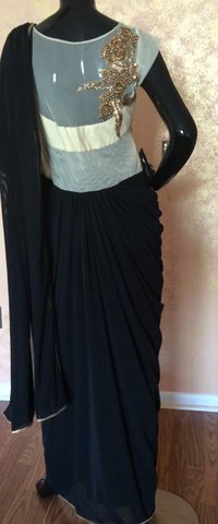 Saree Gowns : Fusion of Indian and Western Wear