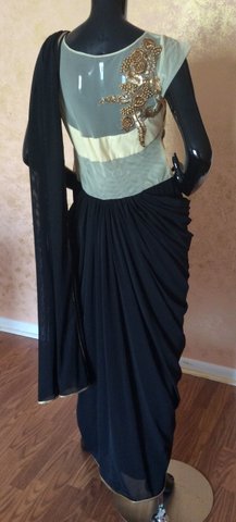 Saree Gowns : Fusion of Indian and Western Wear