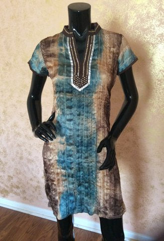 Satin Kurtis -'Tie N Dye'