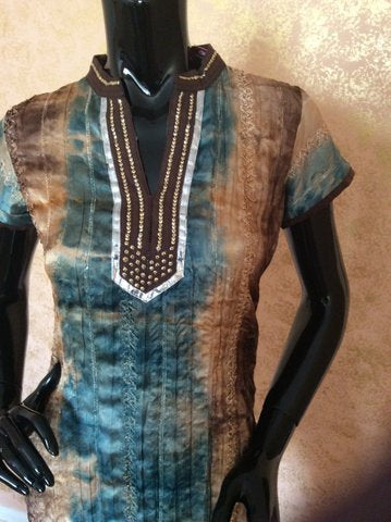 Satin Kurtis -'Tie N Dye'