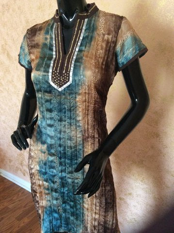 Satin Kurtis -'Tie N Dye'