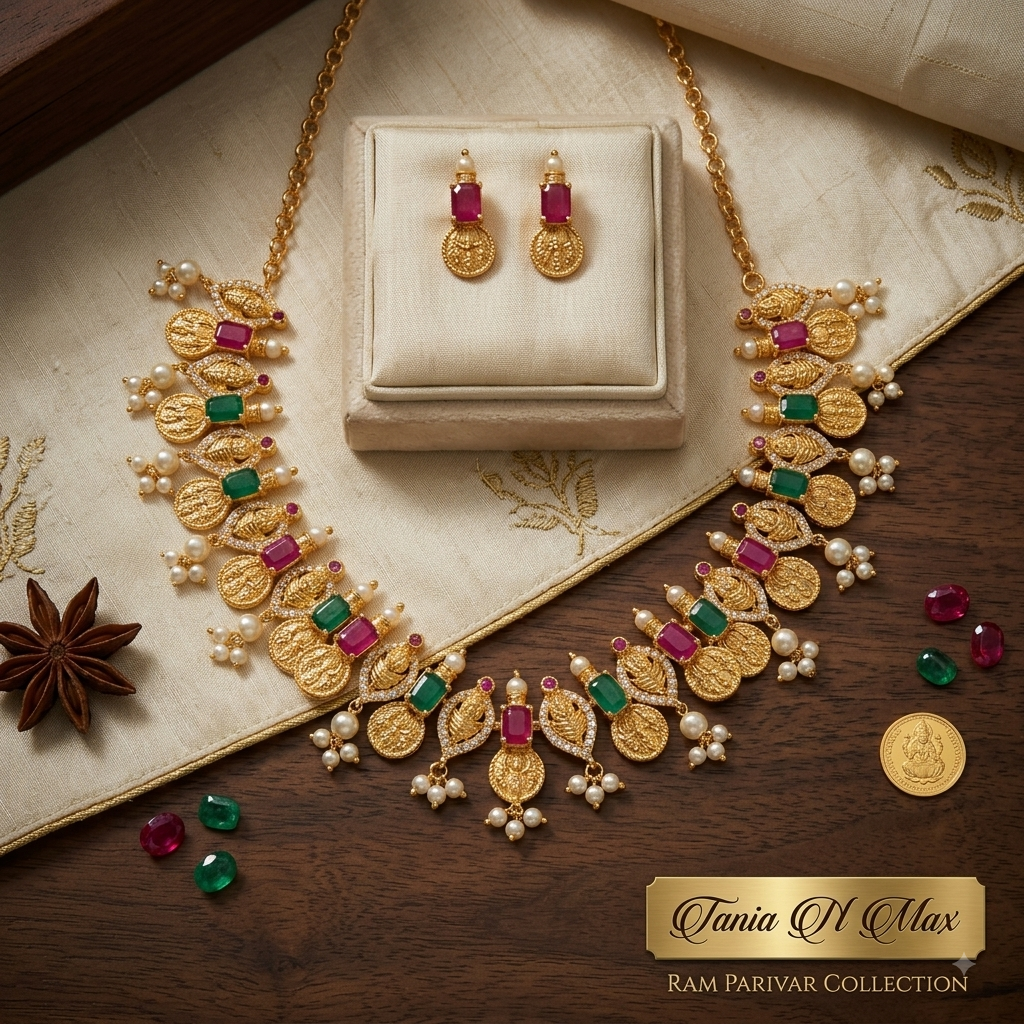 Ram Parivar Heritage Collection Necklace & Earring Set