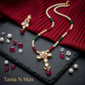 Kundan & Ruby Heritage Collection Necklace & Earring Set