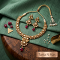 Kundan Flora Collection Choker & Earring Set