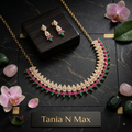 Signature Navratna Choker Set with Earrings